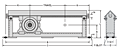 Top Angle Protected Screw Take-Ups Drawing